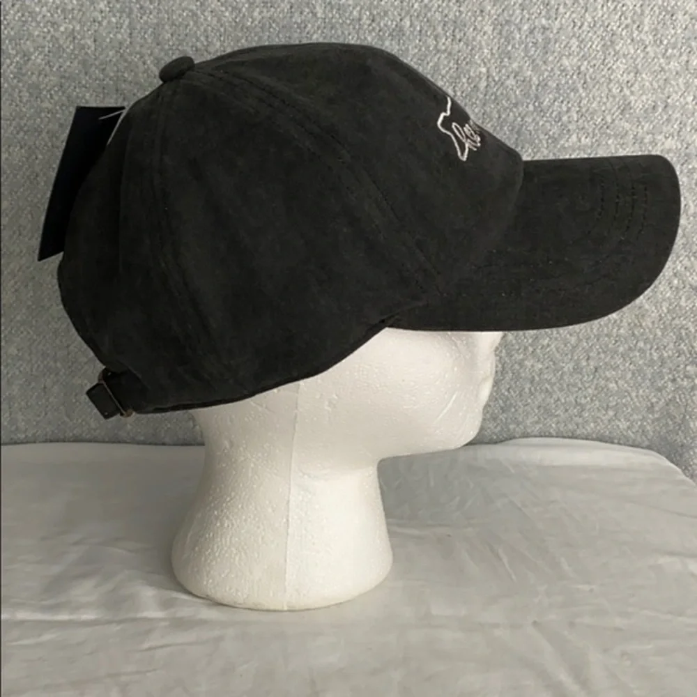 “Home” State Embroidered Black Cotton Dad Hat Baseball Cap – NWT – One Size